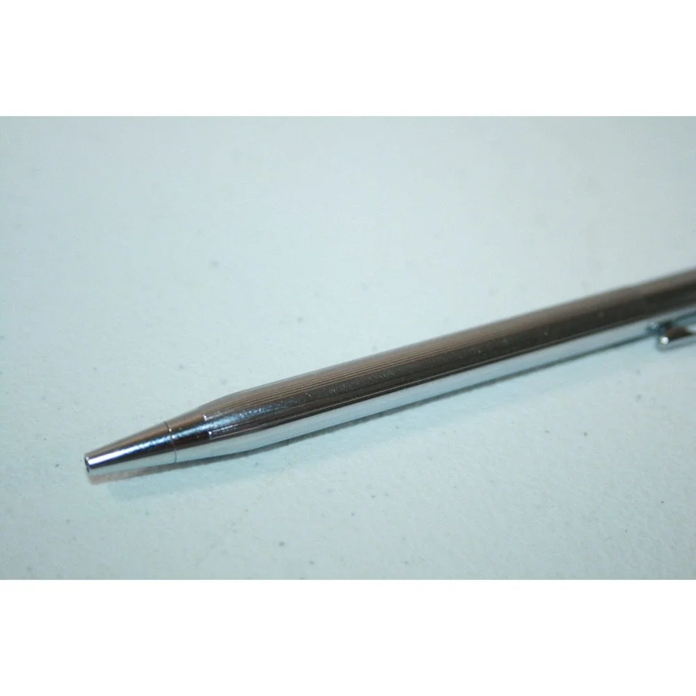 Vintage Cross Silver Chrome Ball Point Pen Personalized 